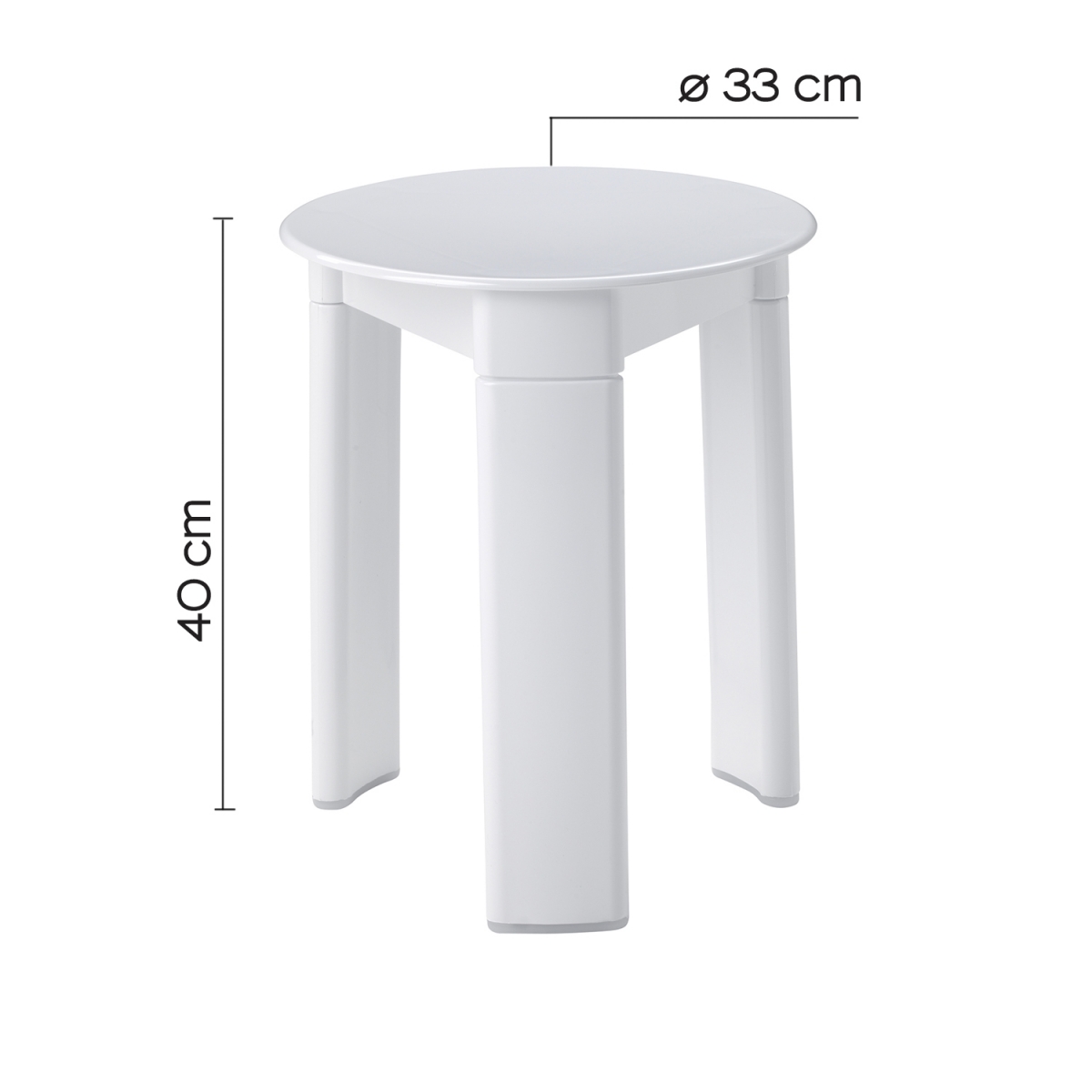 Bild von Trio Stool White