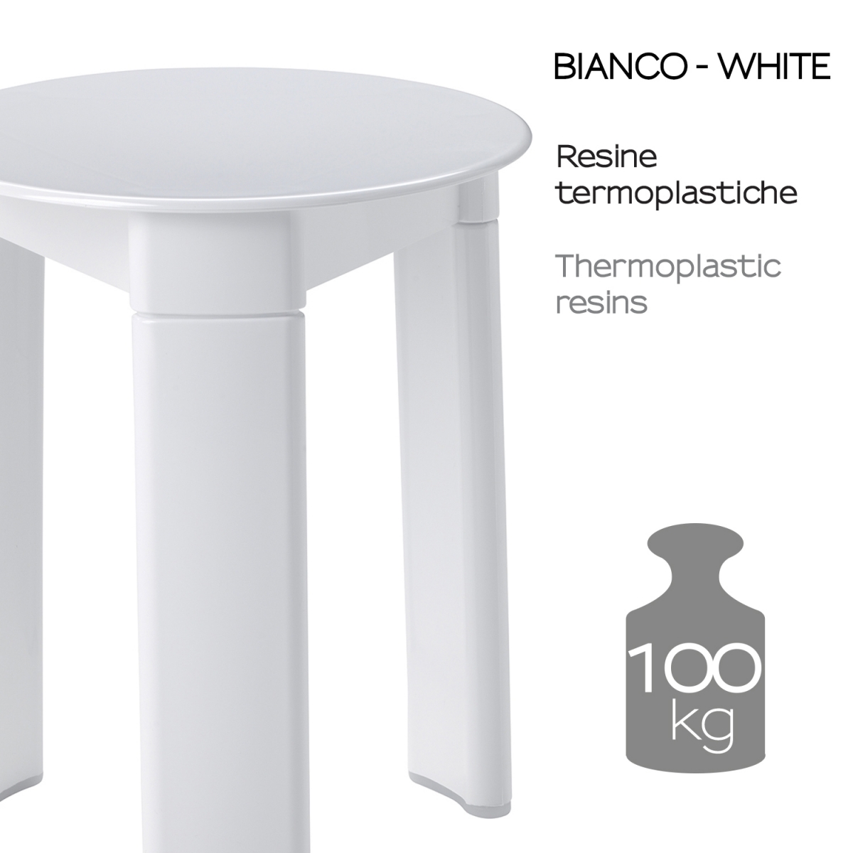 Foto von Stool Trio White