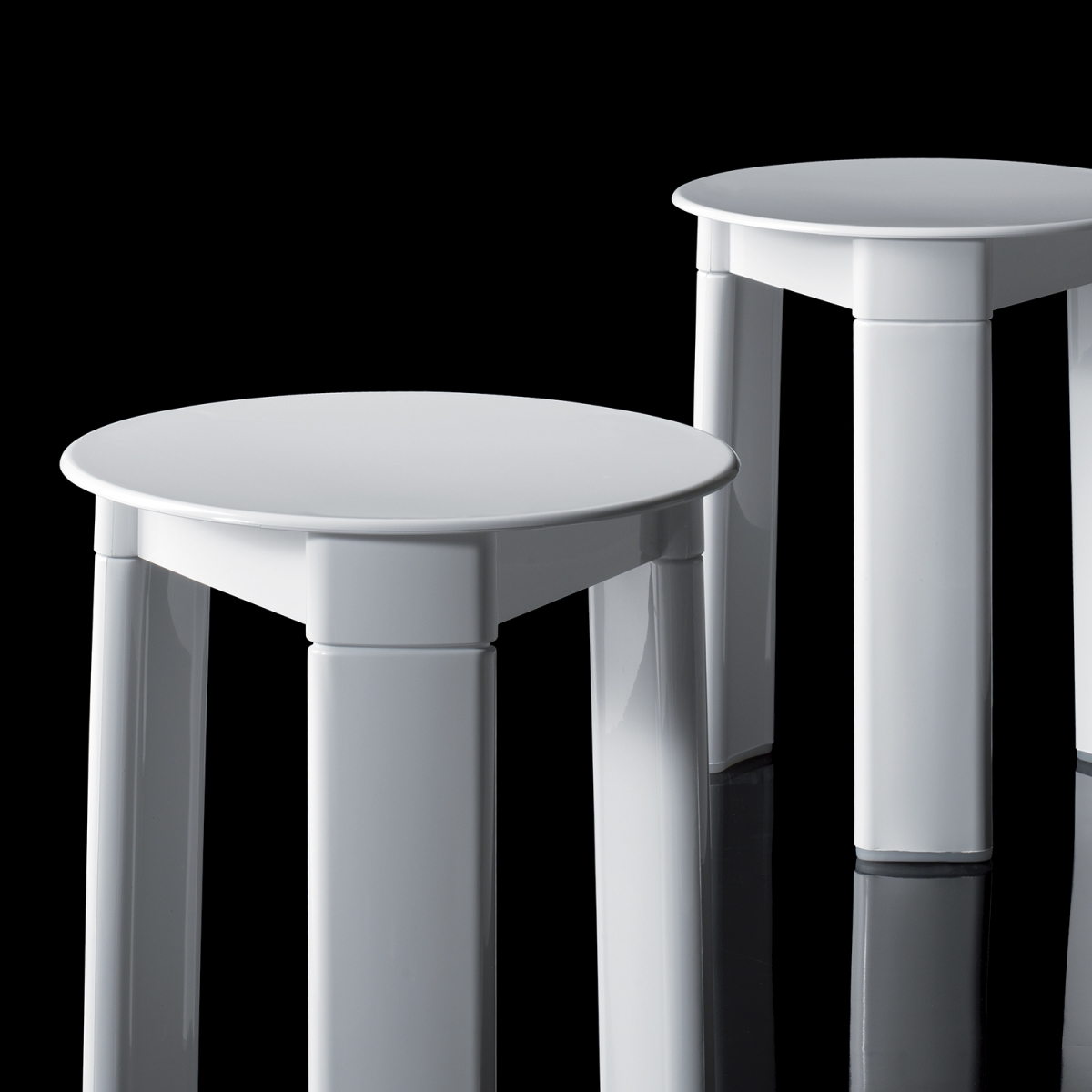 Ambient photos of Stool Trio White [50506]