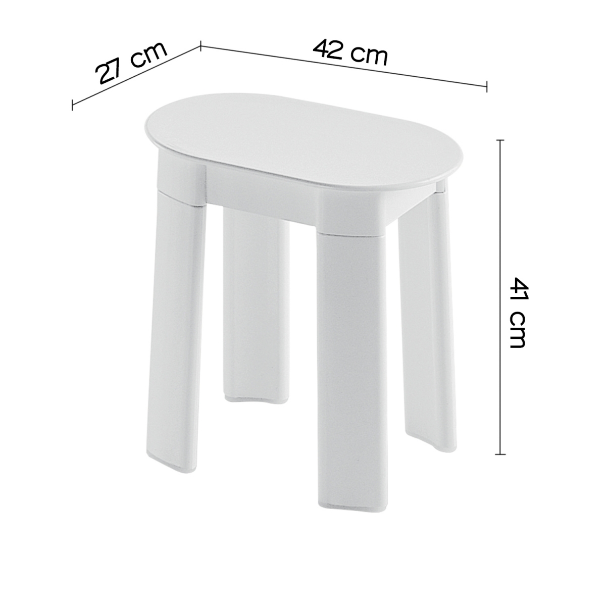 Image of Tetra Stool White