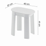 Image de Tetra Stool White