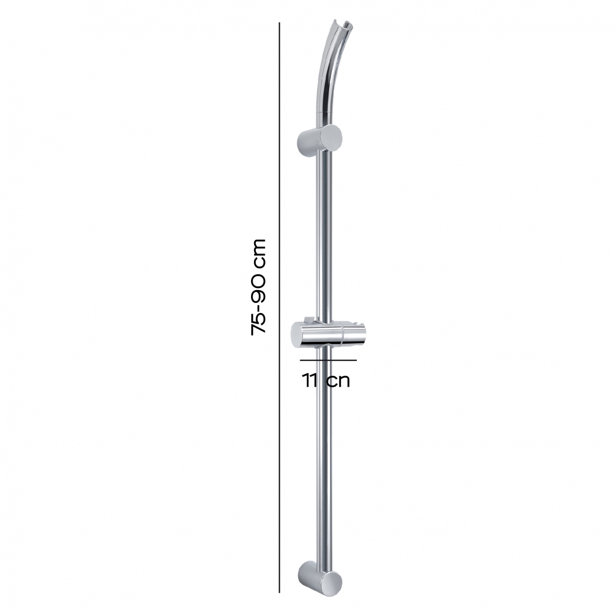 Photo of Shower Bar 75 M Bar Star 00 Chrome