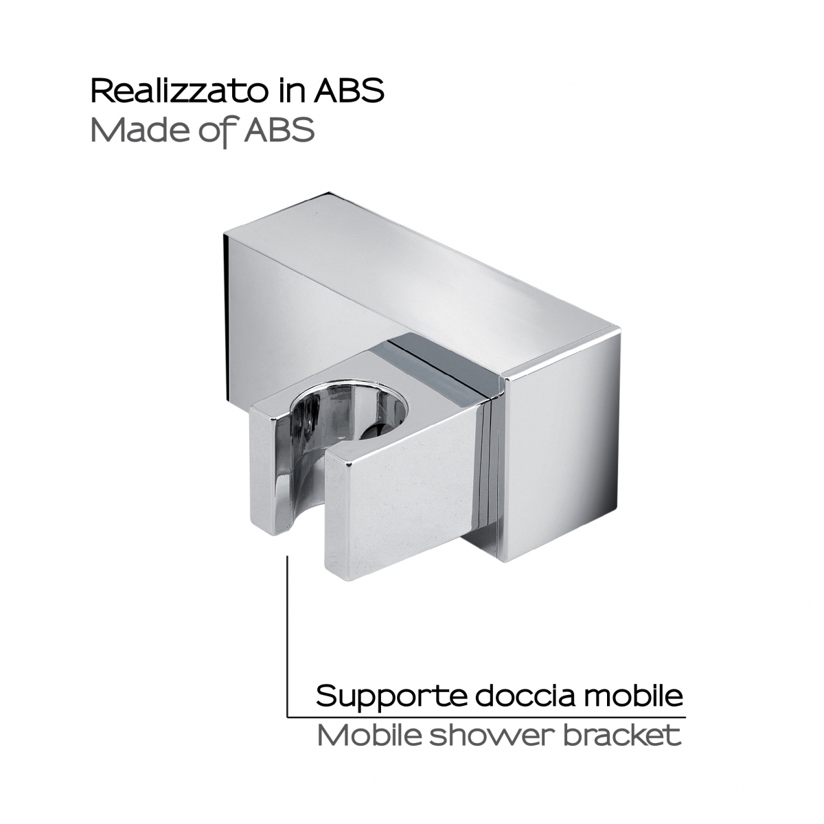 Suporte móvel para Shower Handle Clip Tech 00 Chrome