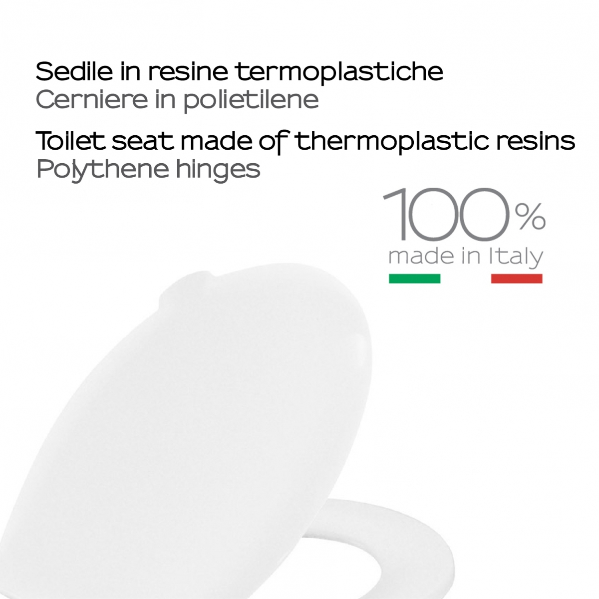 Photo of Ambra White Toilet Lid