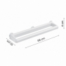 Towel Rack 55 Cm Junior White