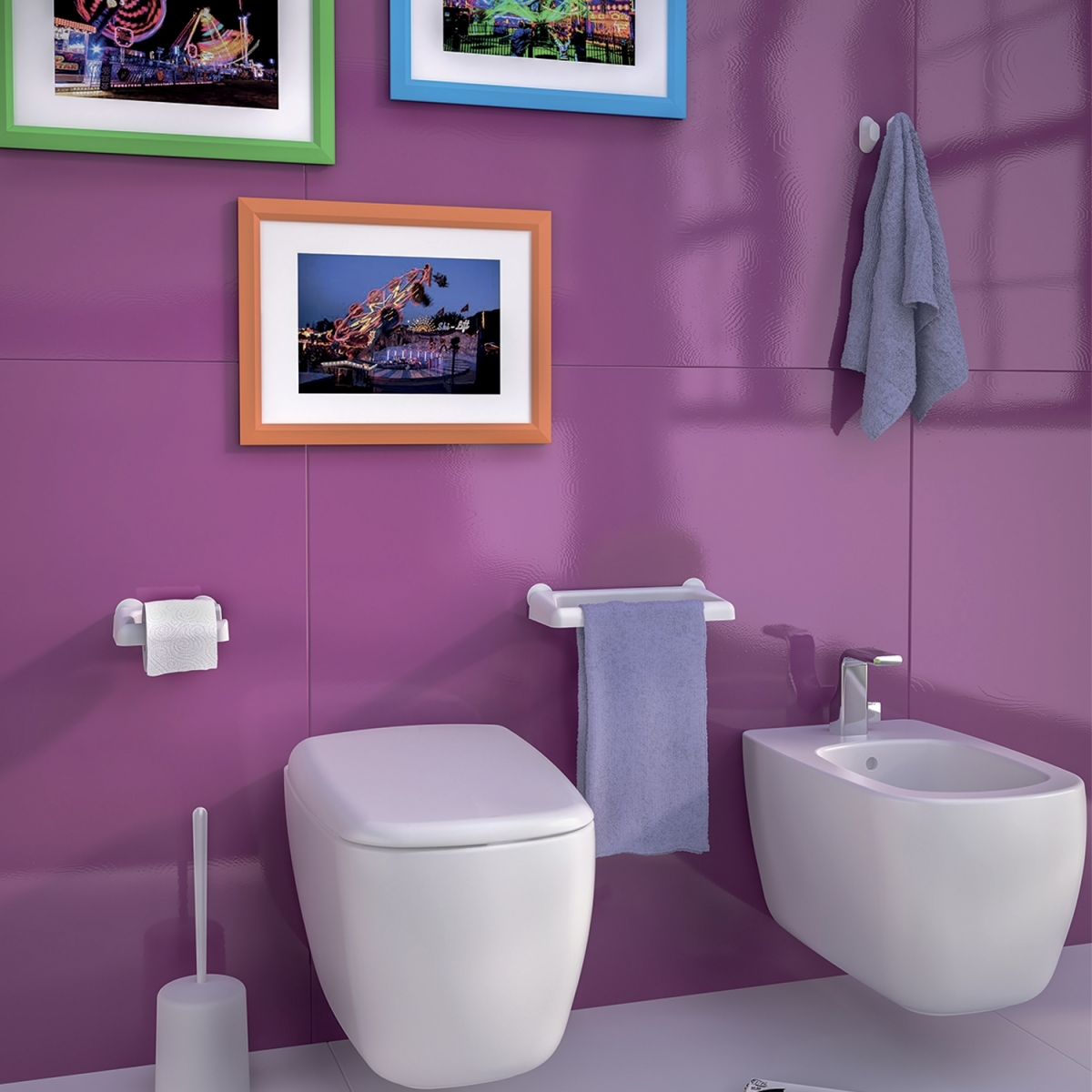 Portarrollo Junior Blanco