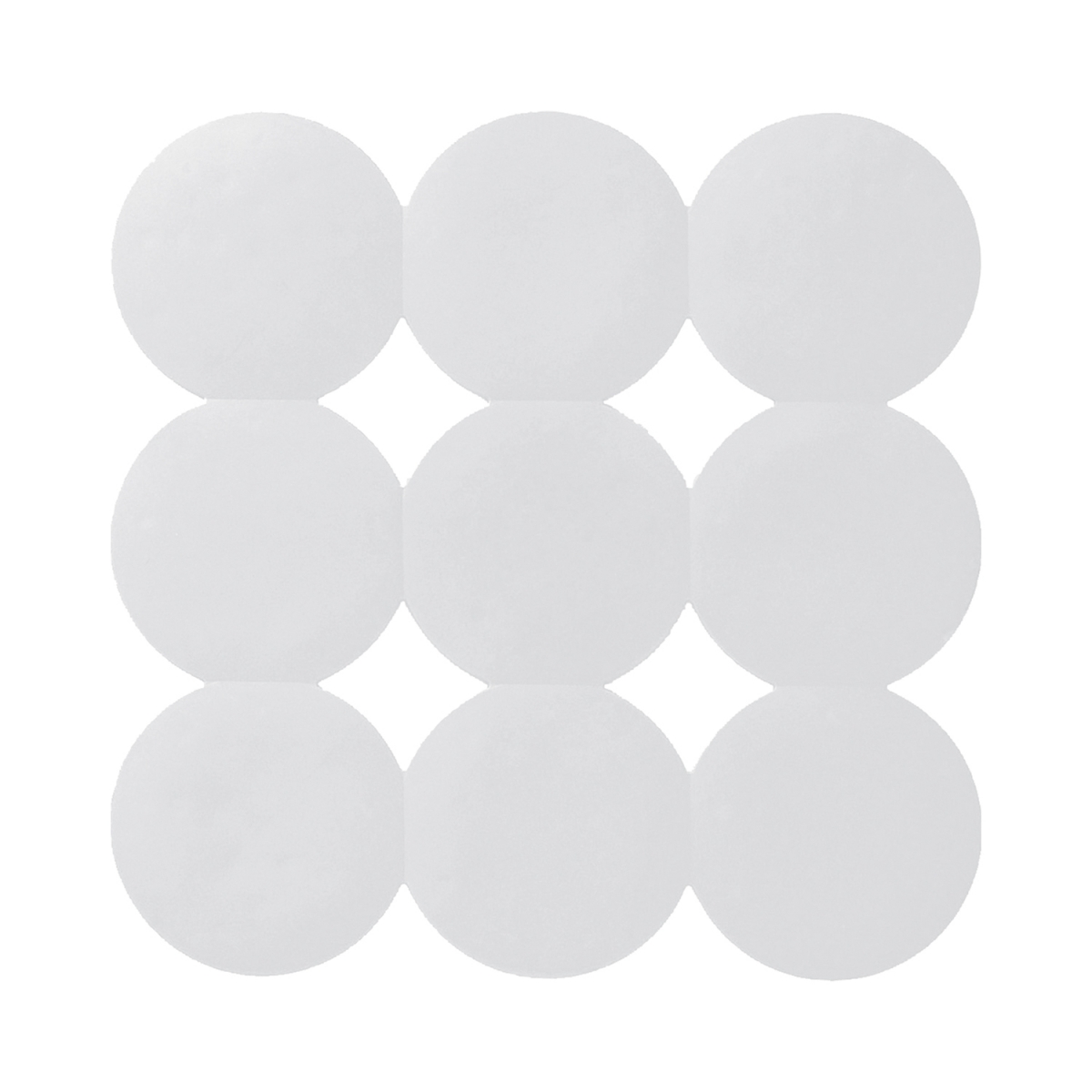 Bild des rutschfesten Giotto White 55x55 cm