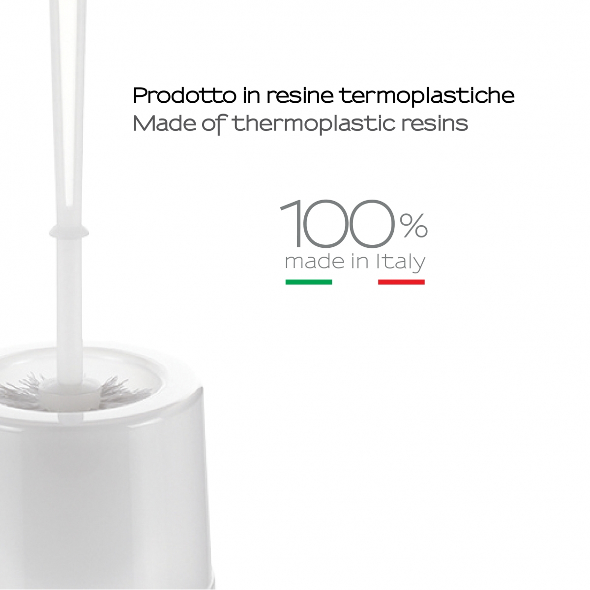 Photos d’ambiance de Porte-brosse de toilette Junior Floor Blanc [50567]