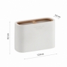 Ambient photos of Ninfea White-Bamboo Toothbrush Holder [50594]