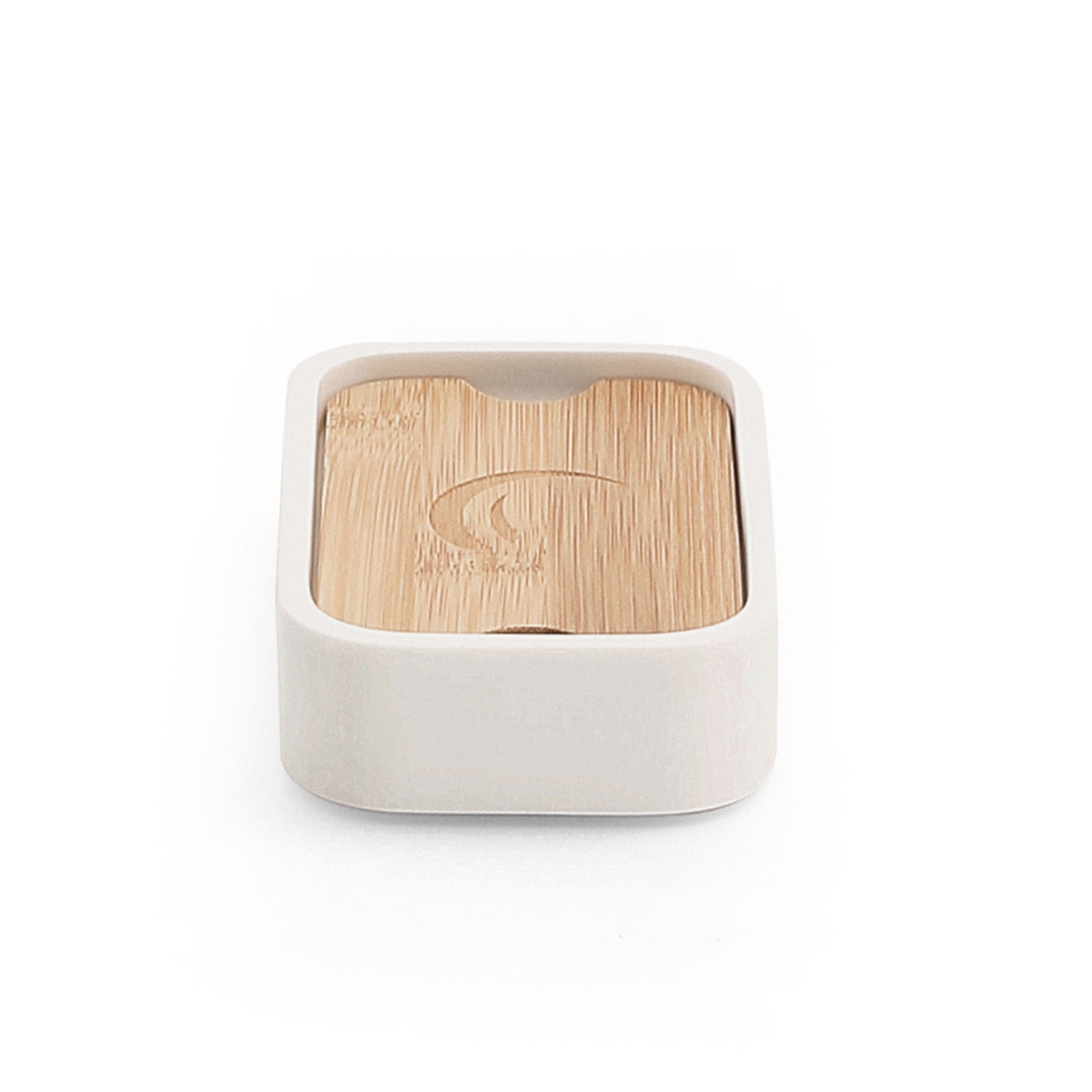 Ambient photos of Jabonera Ninfea Blanco-Bambu [50599]