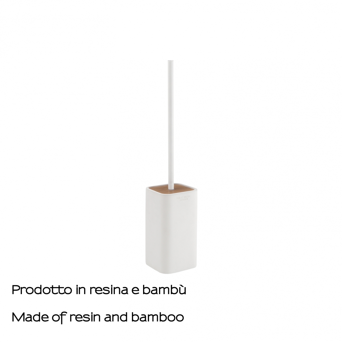 Fotos ambiente de Escobillero Ninfea Blanco-Bambu [50609]