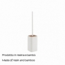 Photos ambiantes de Ninfea Blanco-Bambu Toilet Brush Holder [50609]