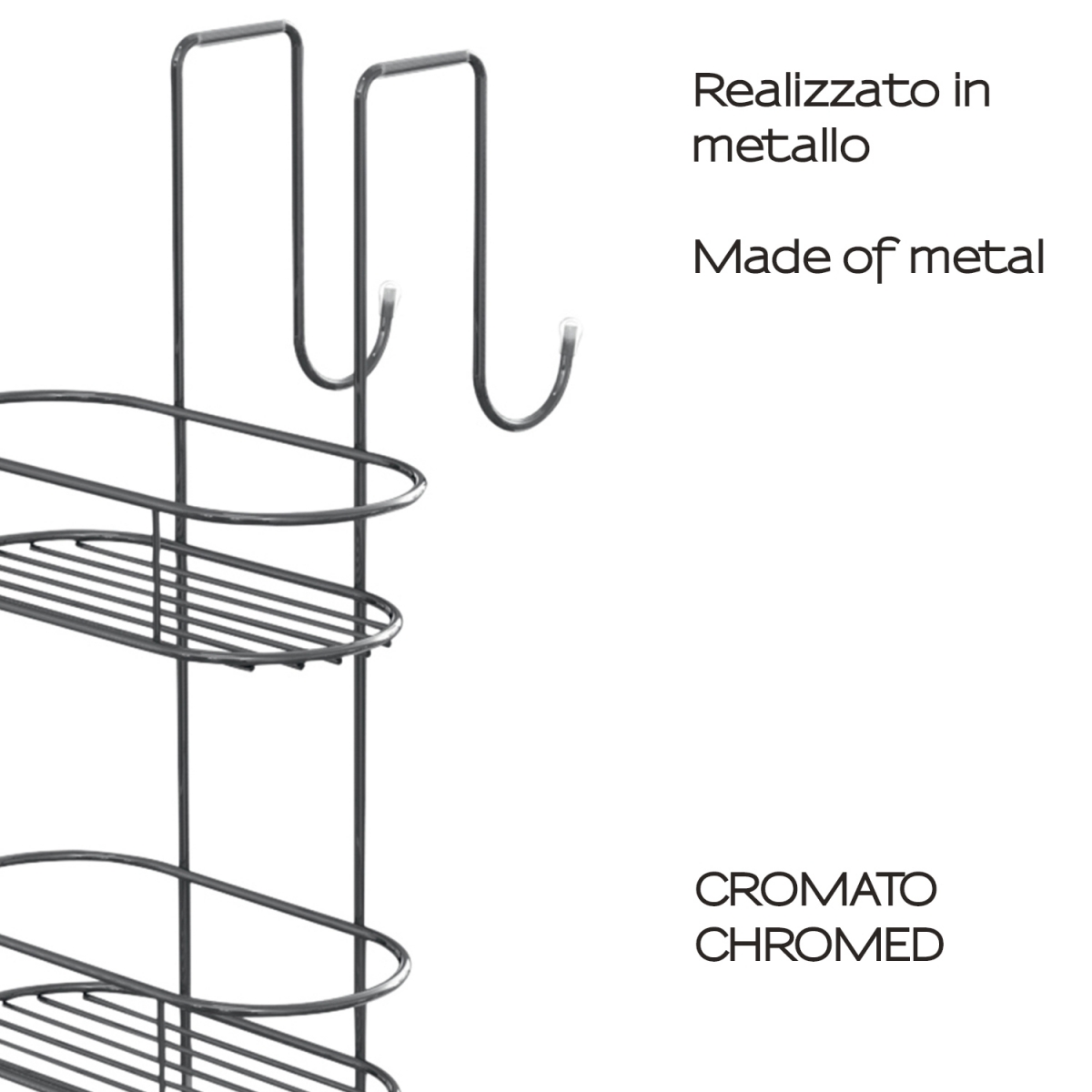 Photo de Tito Chrome Double Hanging Slide