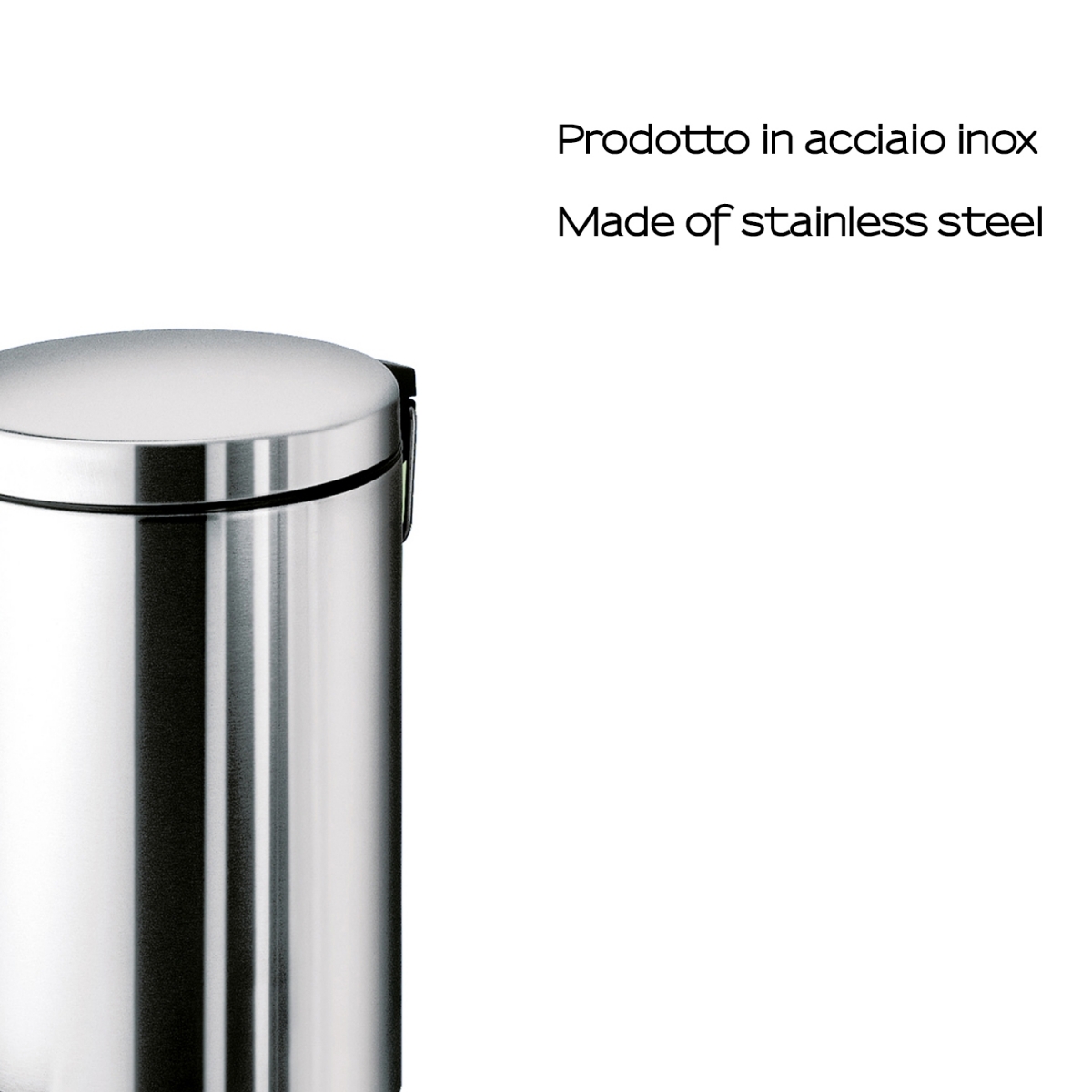 Aregenta Chrome 5 Lt Poubelle Gedy