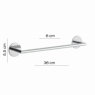 Photo of Towel Rack 36 Cm Gea Chrome