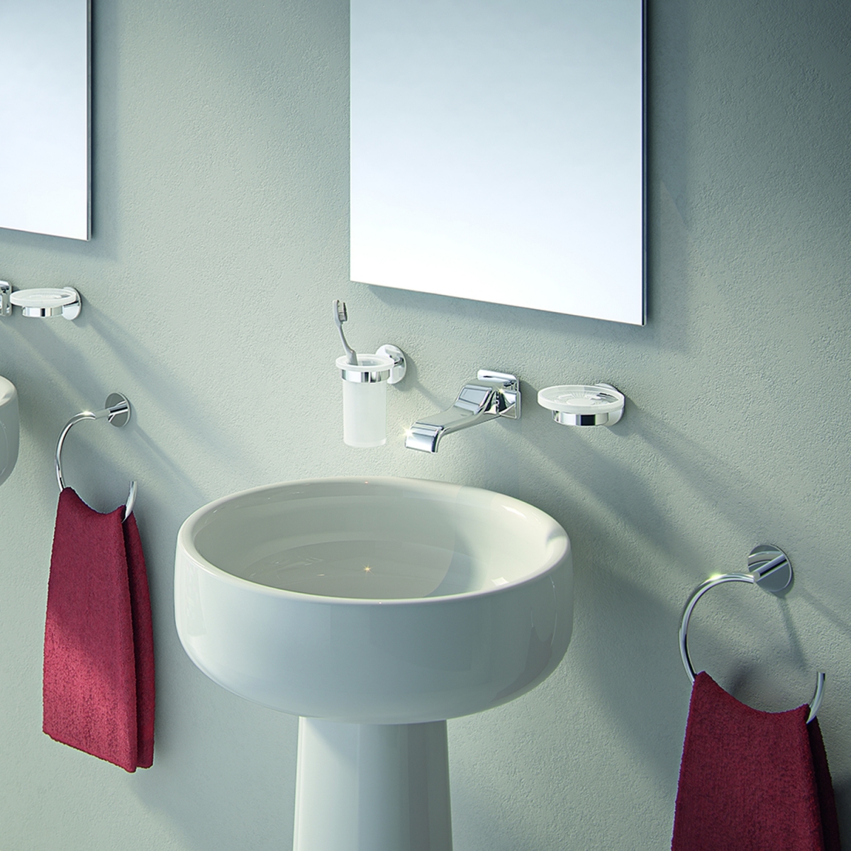 Ambient photos of Argolla Gea Chrome Towel Rack [50657]