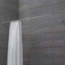 Corner shower bar 86X166 cm chrome
