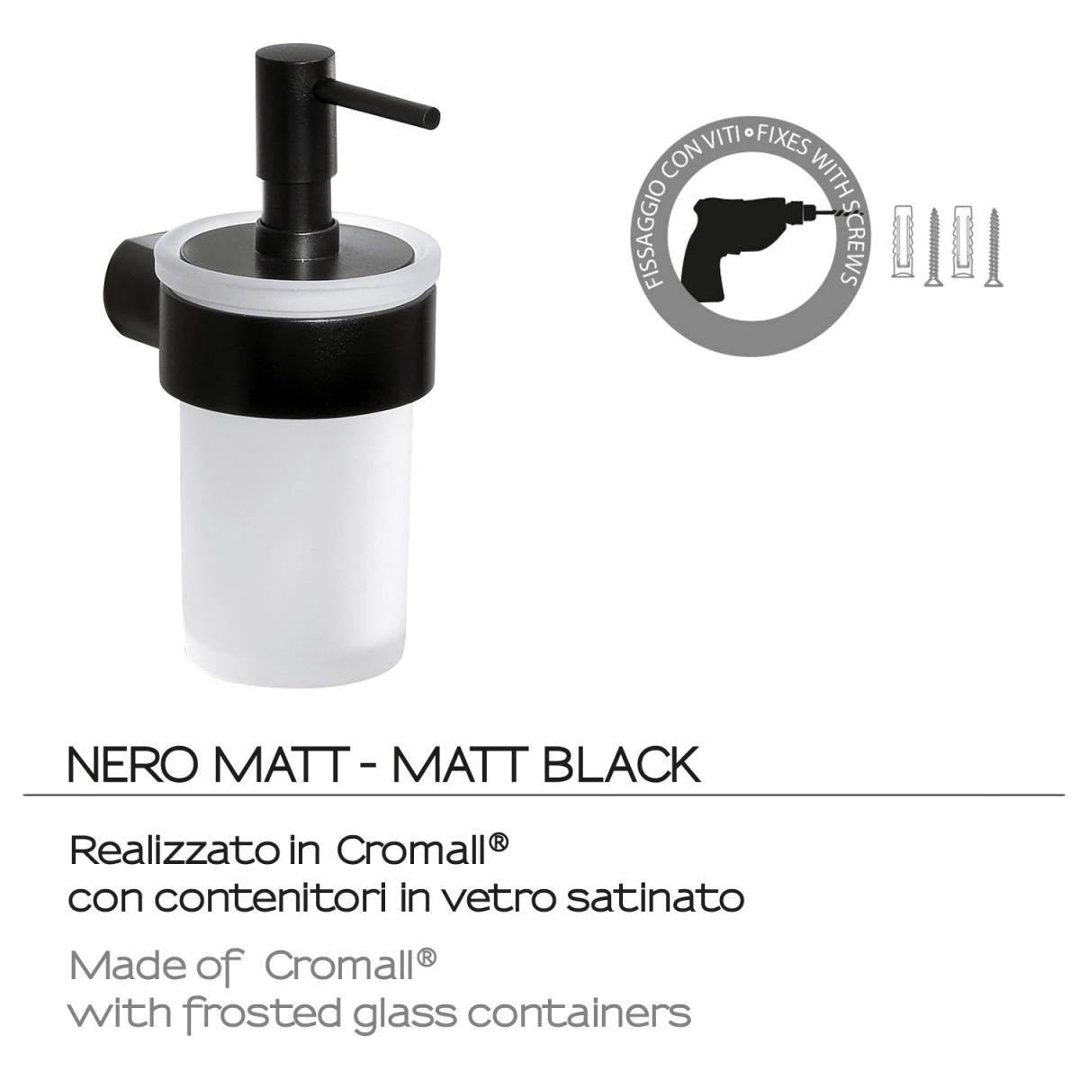 Foto des Pirenei Matte Black Dispensers