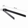 Ambient photos of Pirenei Double Towel Rack Matte Black [50713]