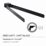 Pirenei Double Towel Rack Matte Black
