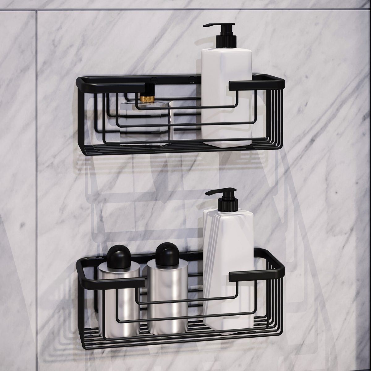 Image of Matte Black Rectangular Slide