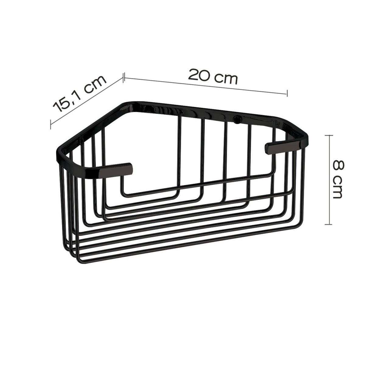 Mattschwarzer Winkelschieber
