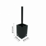 Fotos ambiente de Rainbow Black WC Brush Holder [50749]