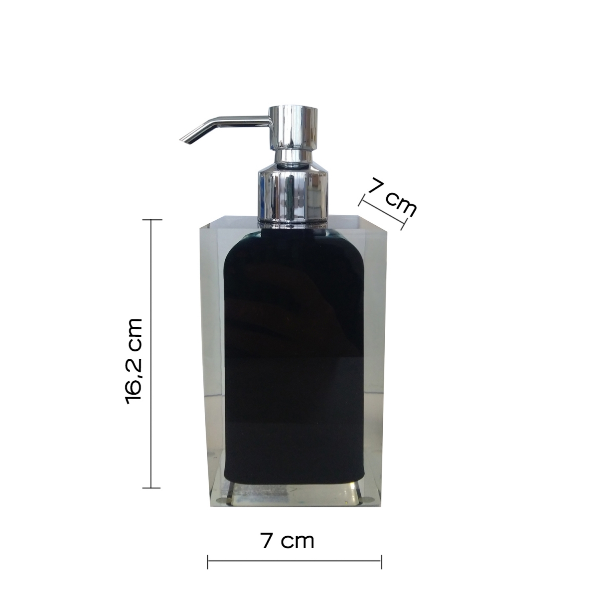 Ambient photos of Rainbow Black Dispenser Gedy [50758]