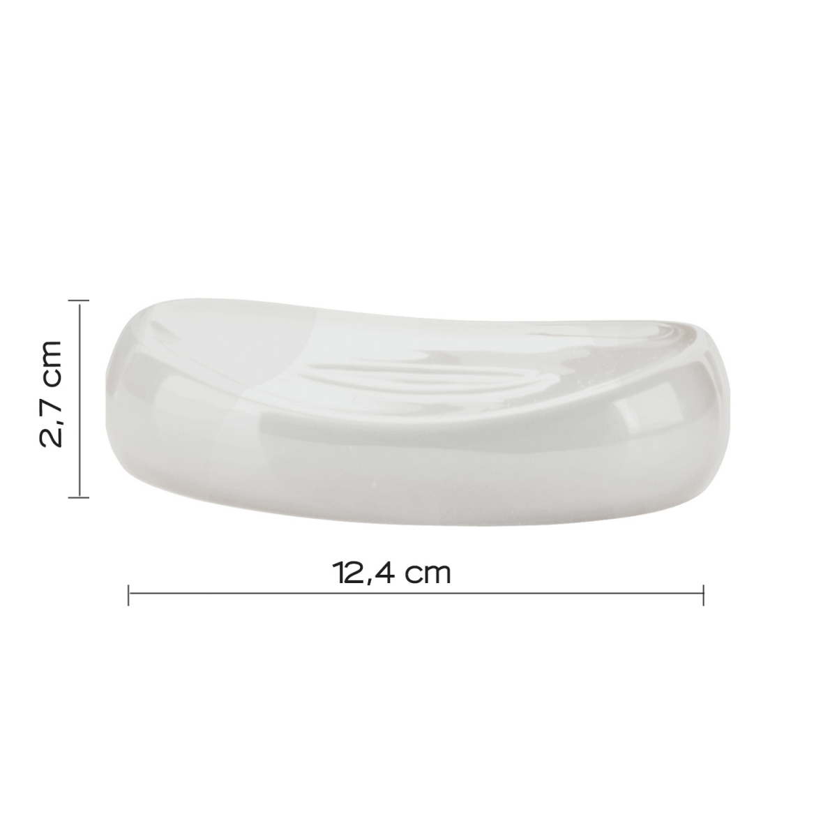 Umgebungsfotos der Azalea White Soap Dish [50782]