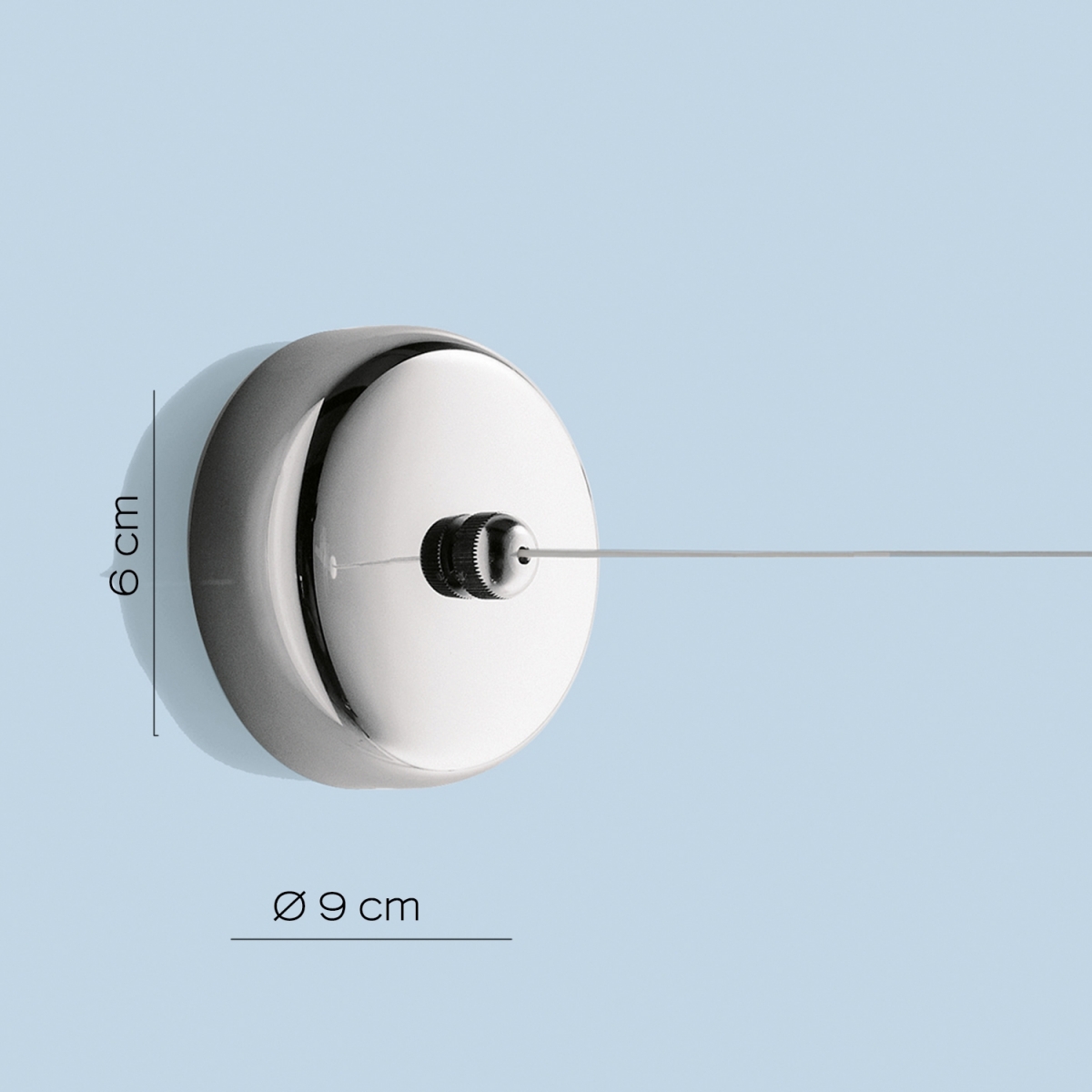 Photo of Tullo Chrome Roll-Up Clothesline