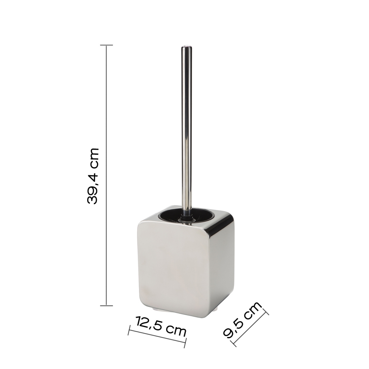 Detail des Polaris Chrome Toilettenbürstenhalters