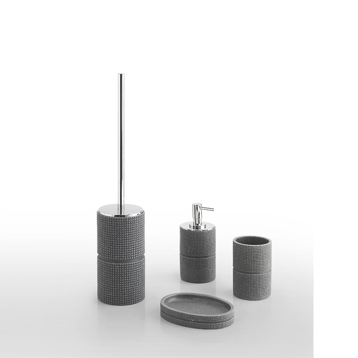 Photos d’ambiance de Petra Gris Toilet Brush Holder [50870]