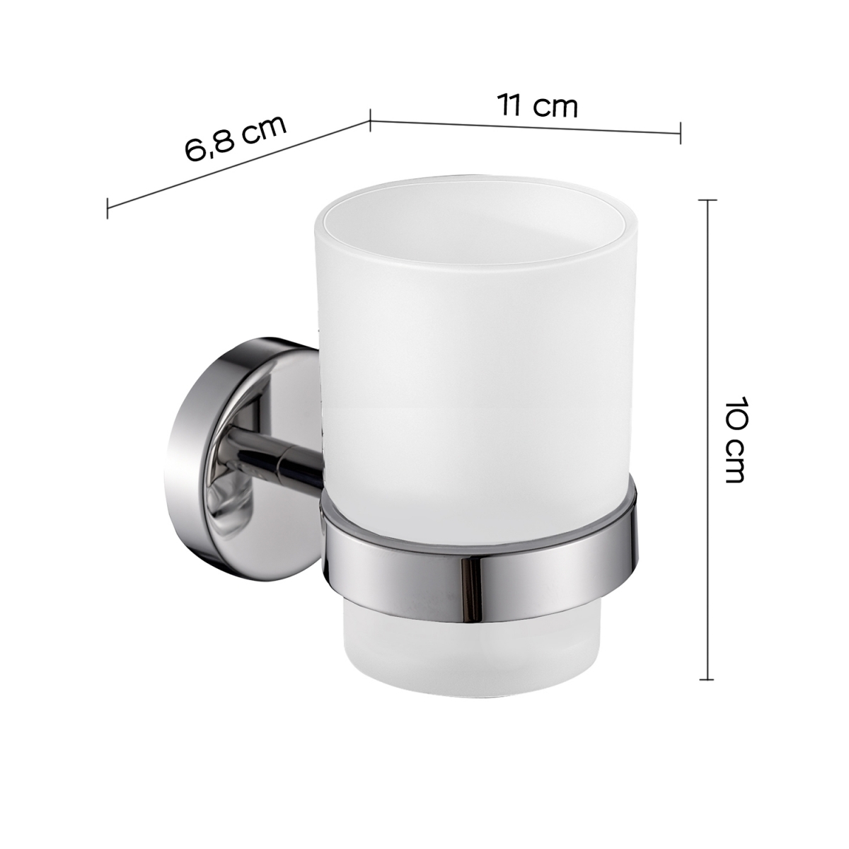 Environment photos of Project Toothbrush Holder Chrome Gloss [50912]