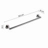 Photo of Towel Rack 60 Cm Project Chrome Gloss