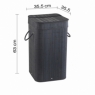Detail of Laundry Basket 68 Lt Tatami Black