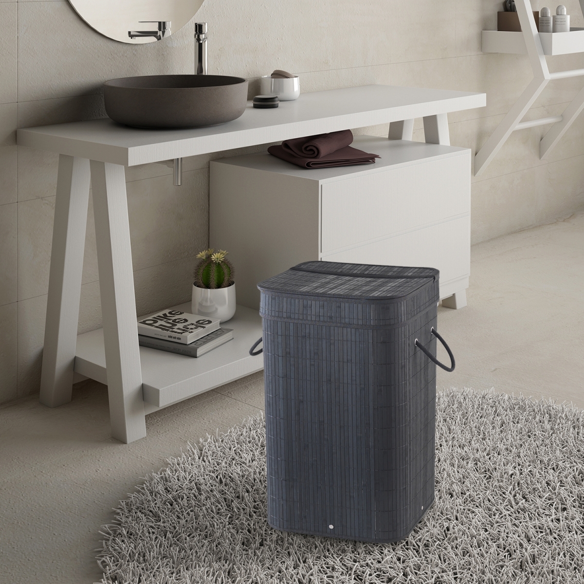 Fotos ambiente de Laundry Basket 68 Lt Tatami Black [51025]