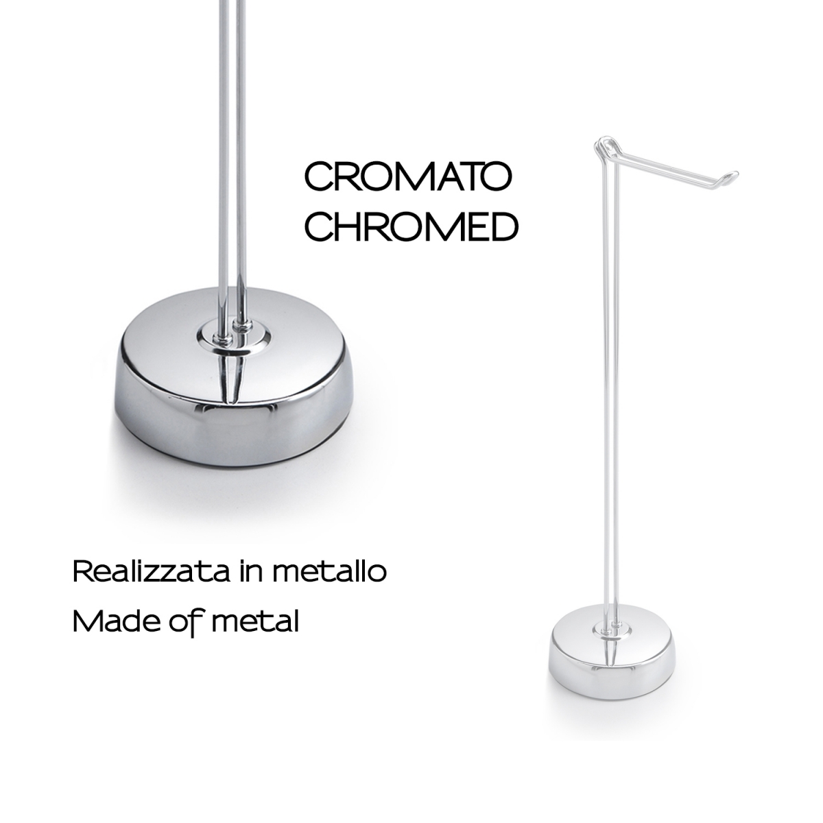 Photo du porte-rouleau debout Minu Chrome