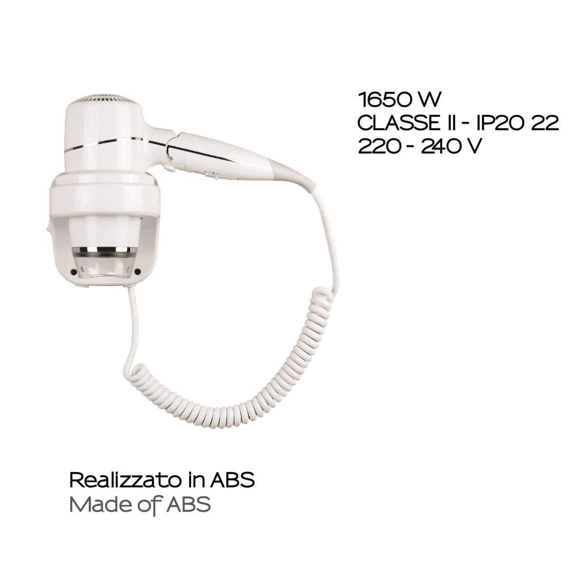 Photo of Levante Hair Dryer With Stand 1650 W White