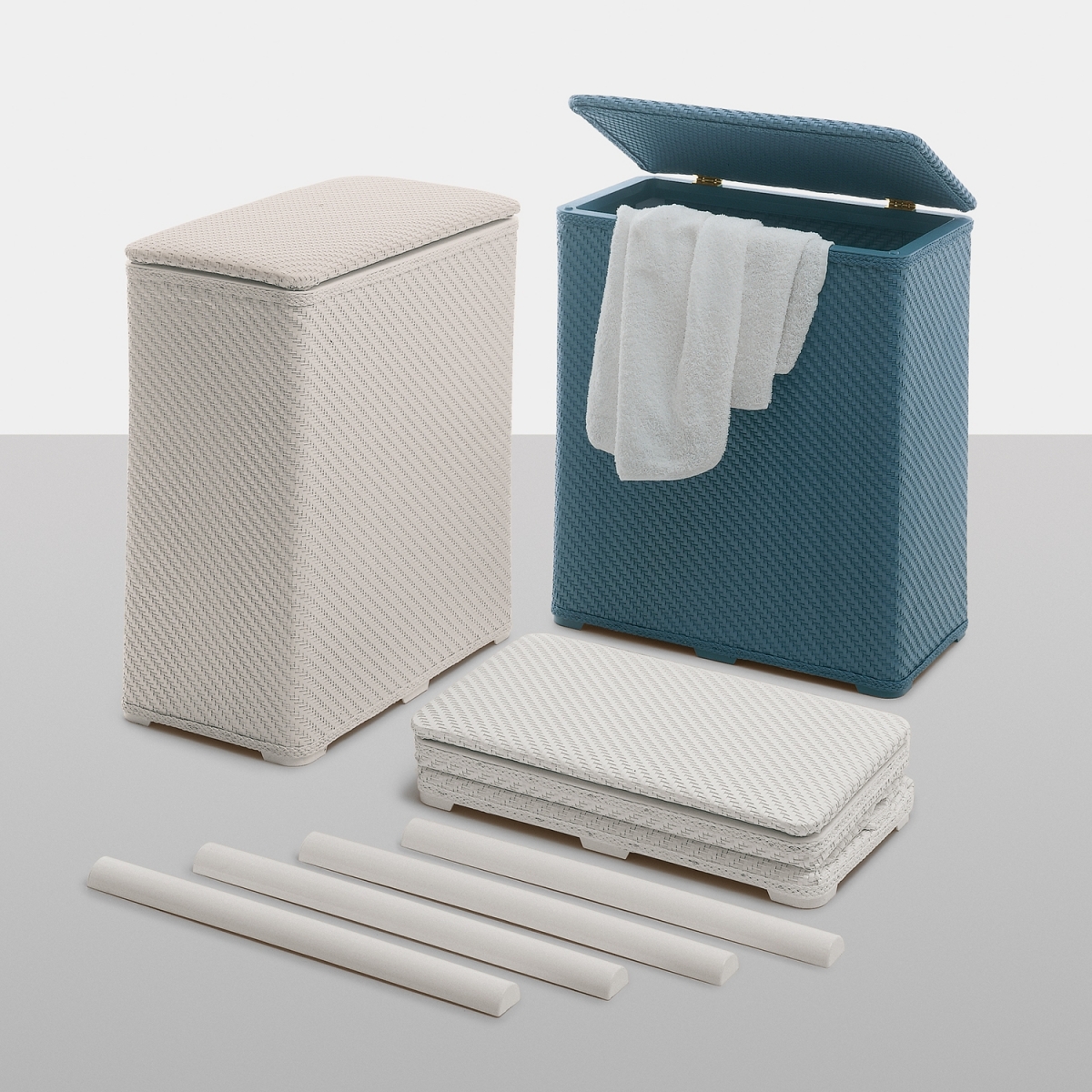 Photos d’ambiance du panier à linge Ambrogio White 70 Lt [51088]