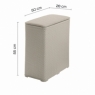 Image of Ambrogio Beige 70 Lt Laundry Basket