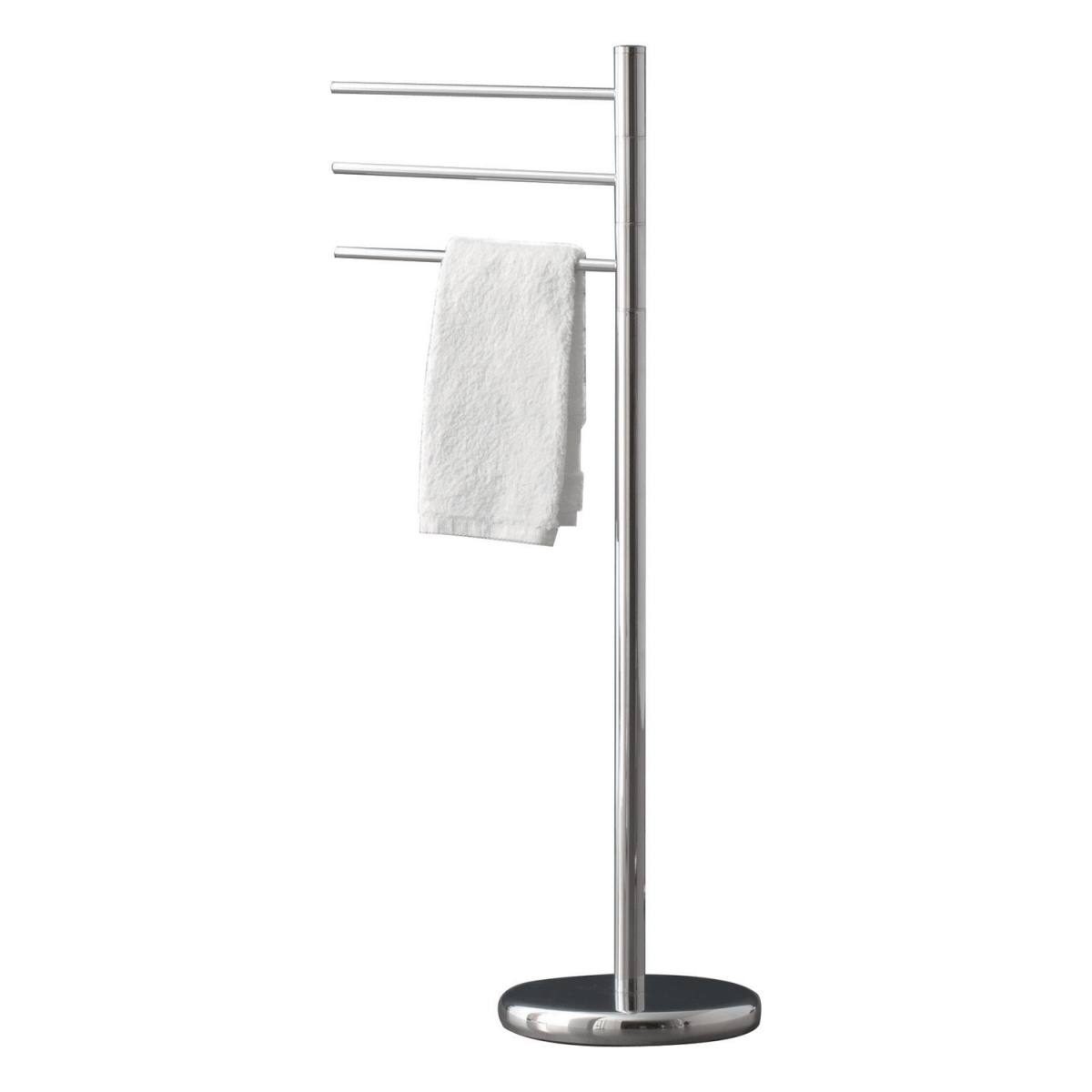 Tracy Chrome Floor Towel Rack