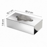 Foto de Porta Pañuelos Rectangular Cromo