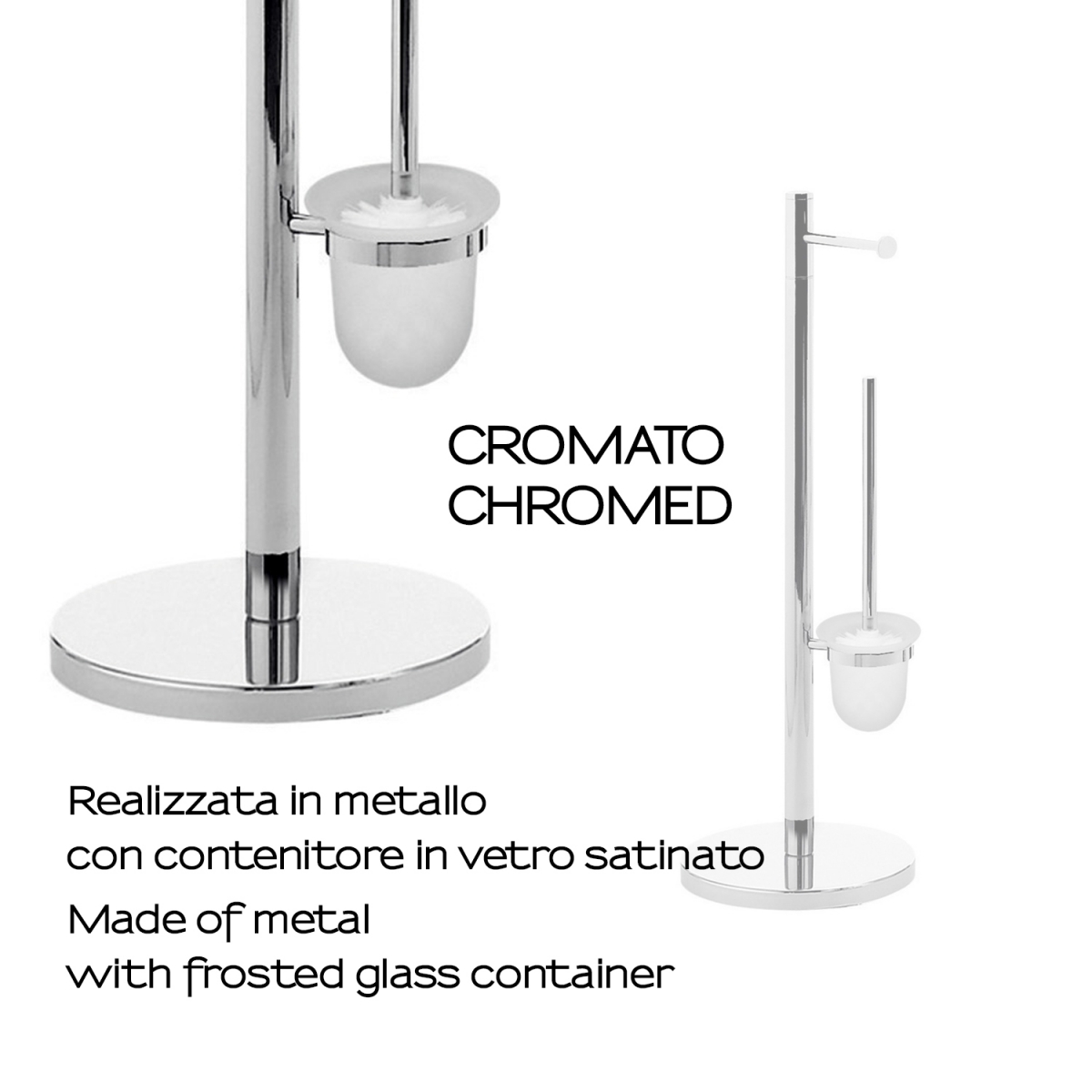 Detail of Tracy Chrome Standing Column