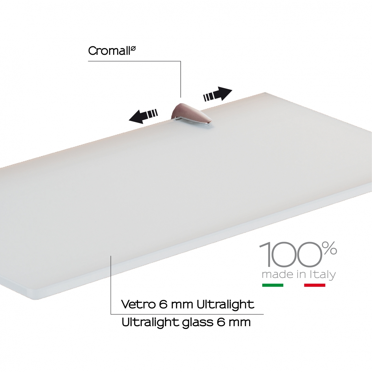 Umgebungsfotos von Artemis Crystal 45 cm Regal [51113]