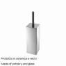 Foto de Nemesia Chrome Floor Brush Holder