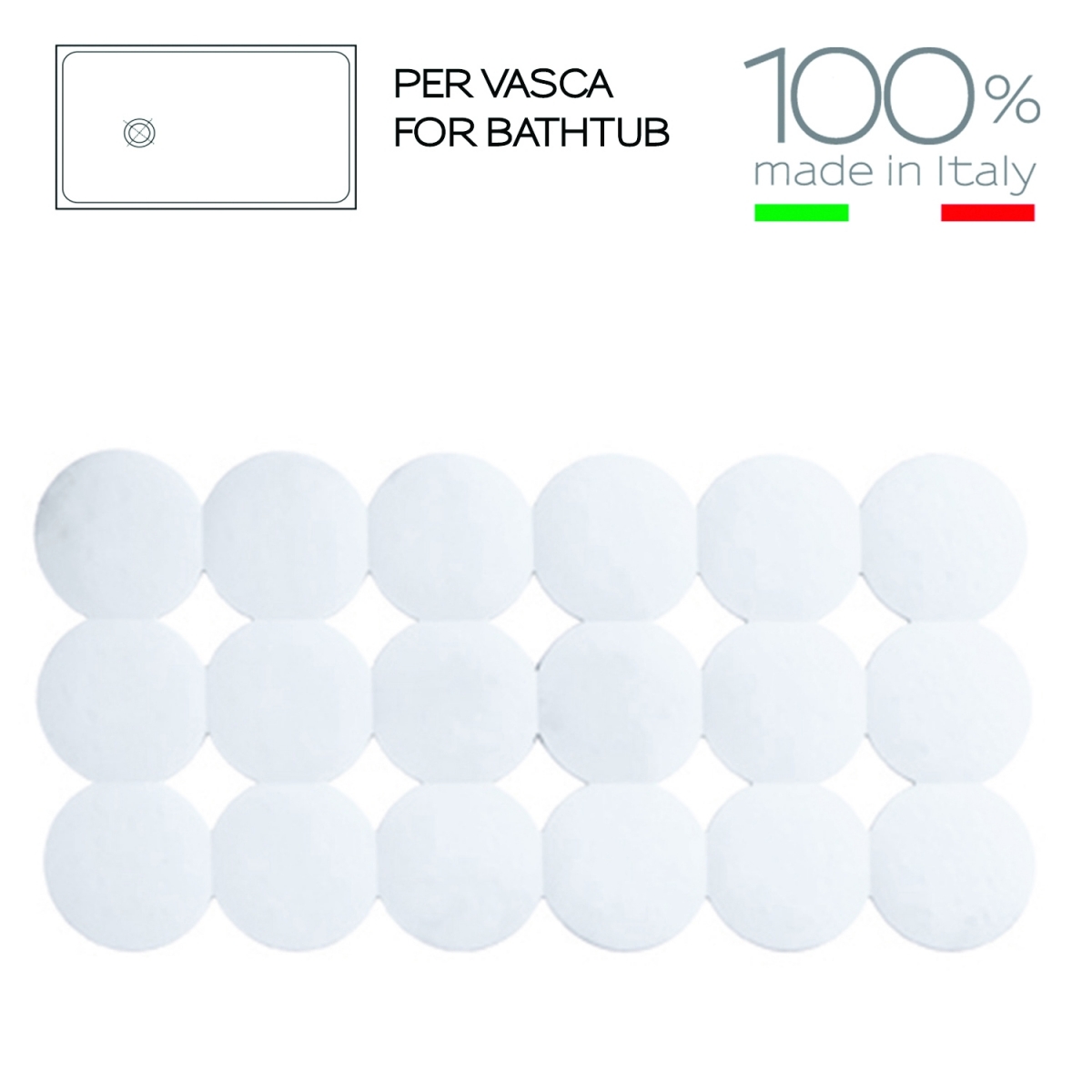 Non-slip 79X40 Cm Giotto White