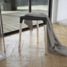Details about Yannis Stool Black-Chrome