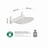 Fotos ambiente de Dino White Shower Shower Seat [51178]