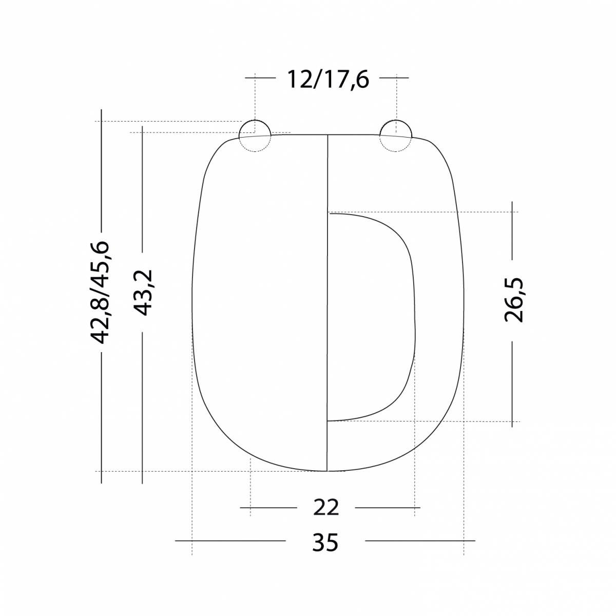 Ambient photos of White Toilet Seat Lid For Model Tesi [51183]
