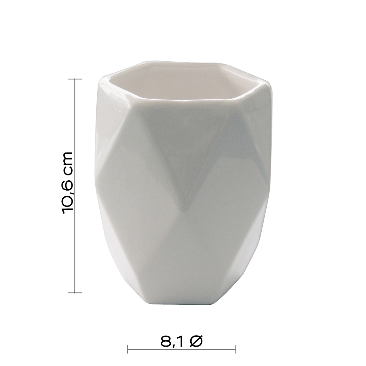 Ambient photos of Dalia Toothbrush Holder White [51234]